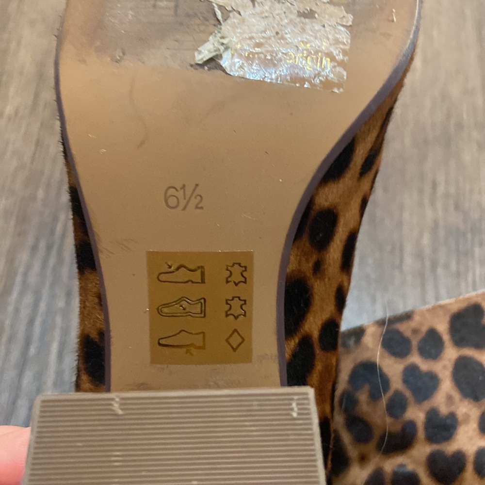 EUC Madewell Leopard Print boots, 6.5 - Picture 3 of 5